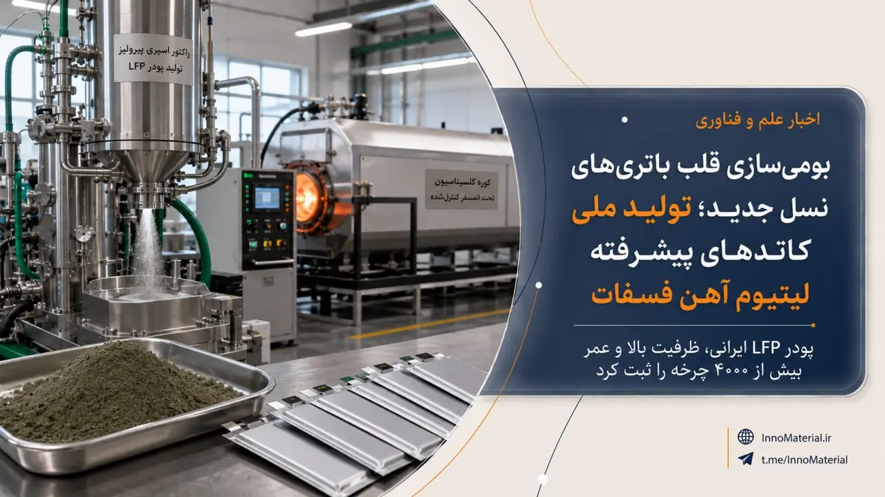 بومی‌سازی قلب تپنده باتری‌های نسل جدید؛ پایان وابستگی ارزی با تولید ملی کاتدهای پیشرفته لیتیومی!